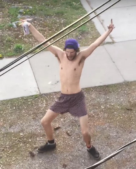 Homie Dave celebrates