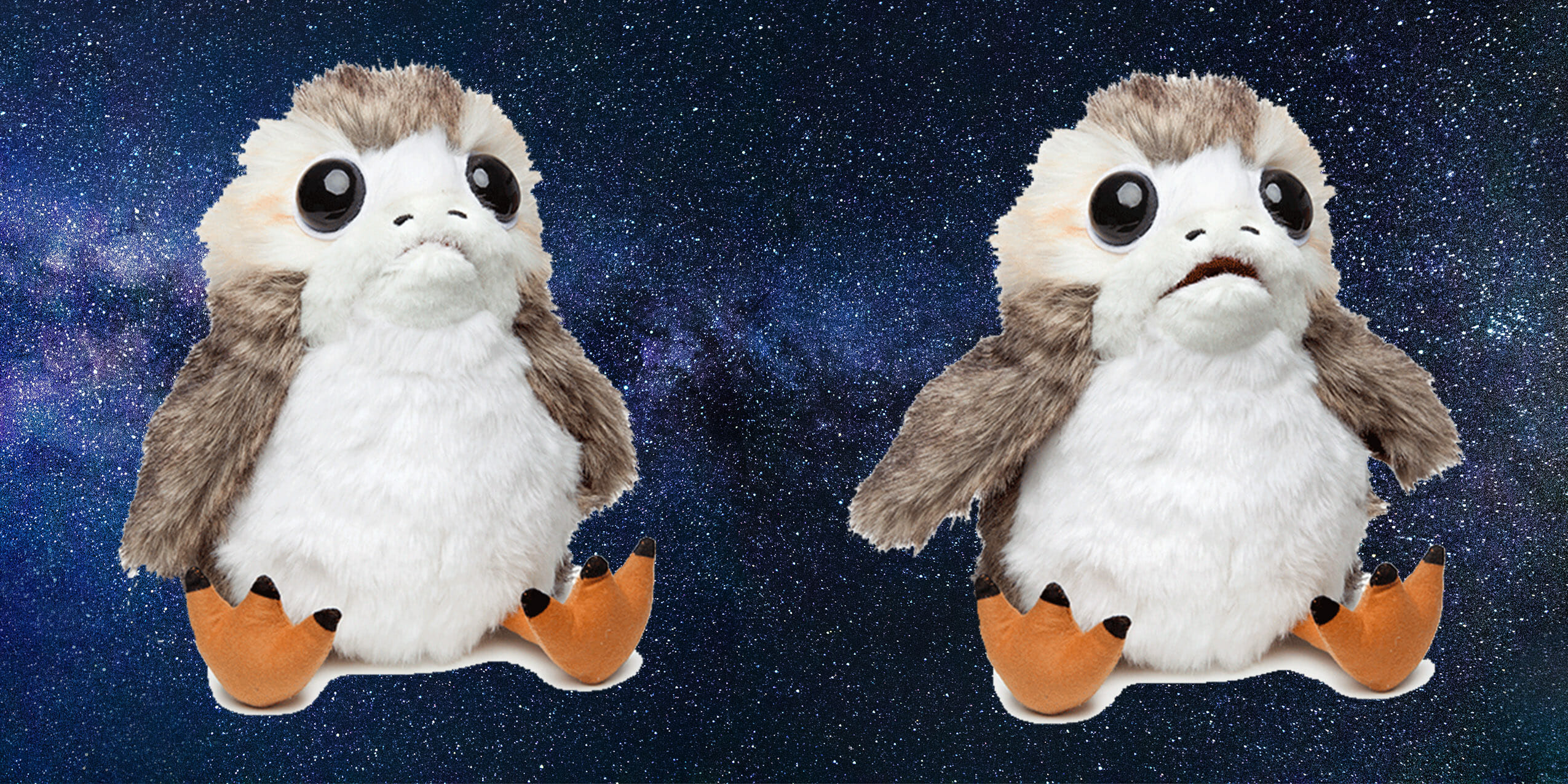 Porg store animated plush