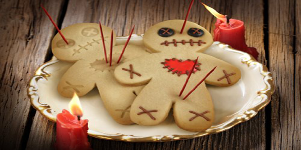 This cookie cutter turns your treats into Voodoo dolls