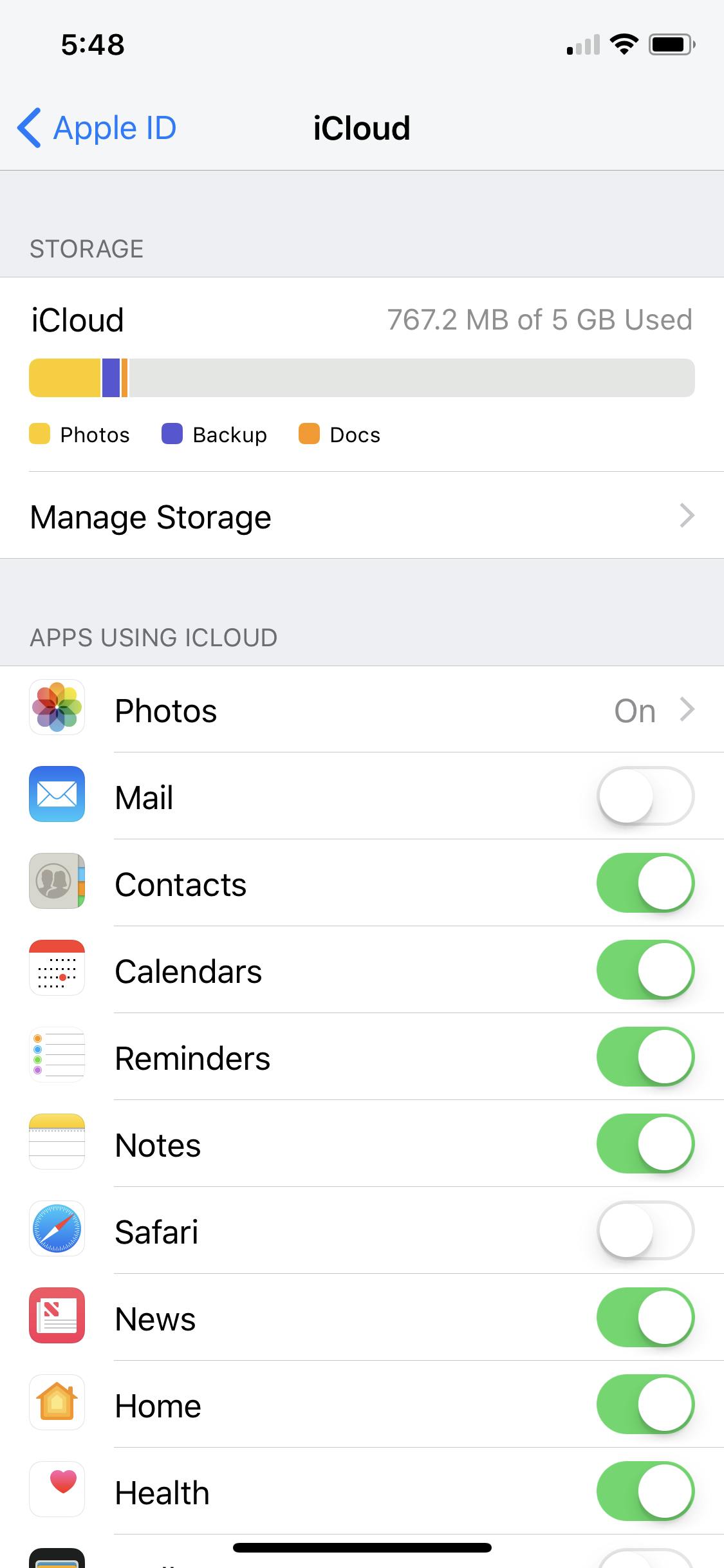 apple icloud drive ios 11