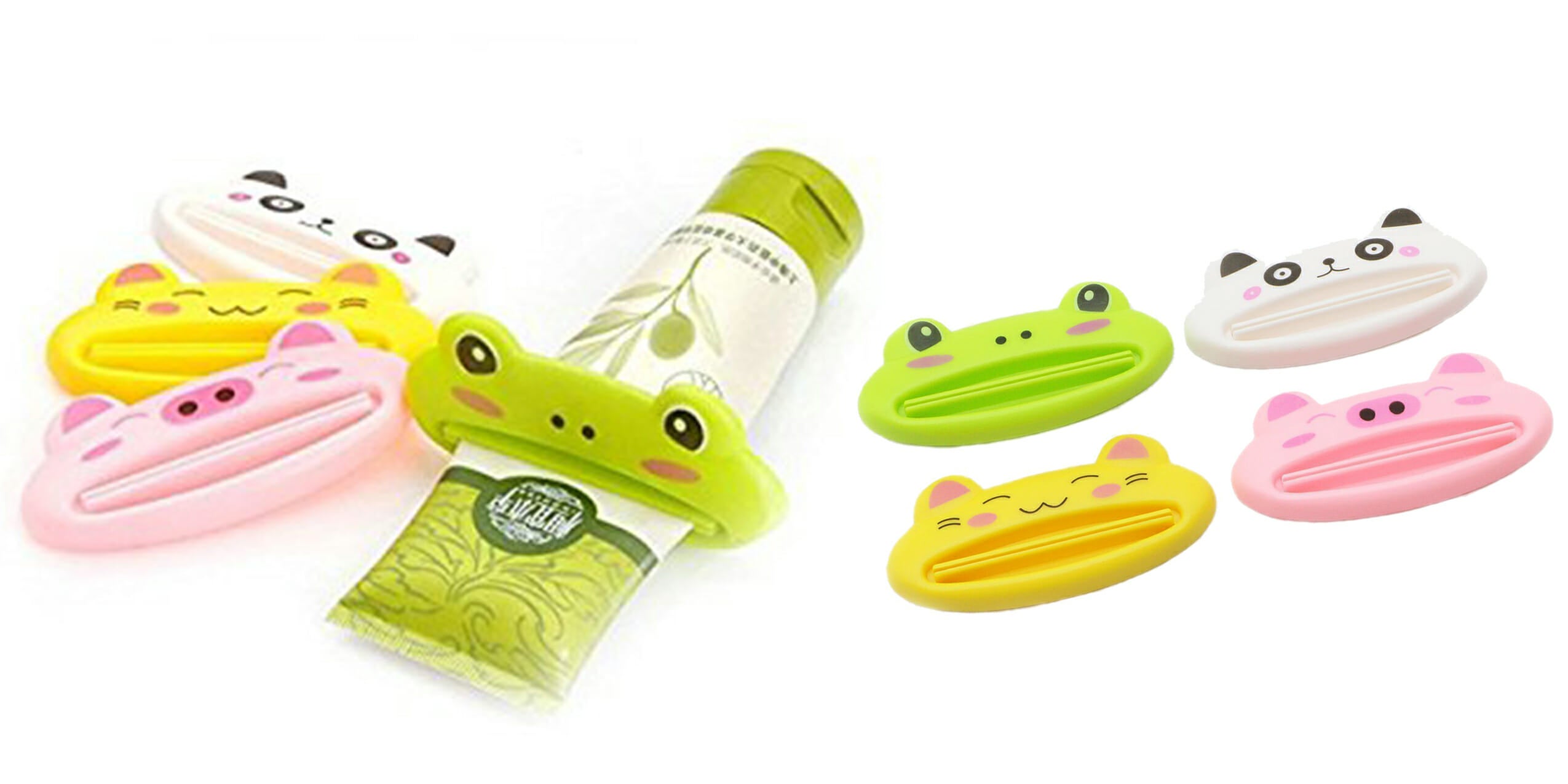 These animal toothpaste squeezers ensure you never waste a drop