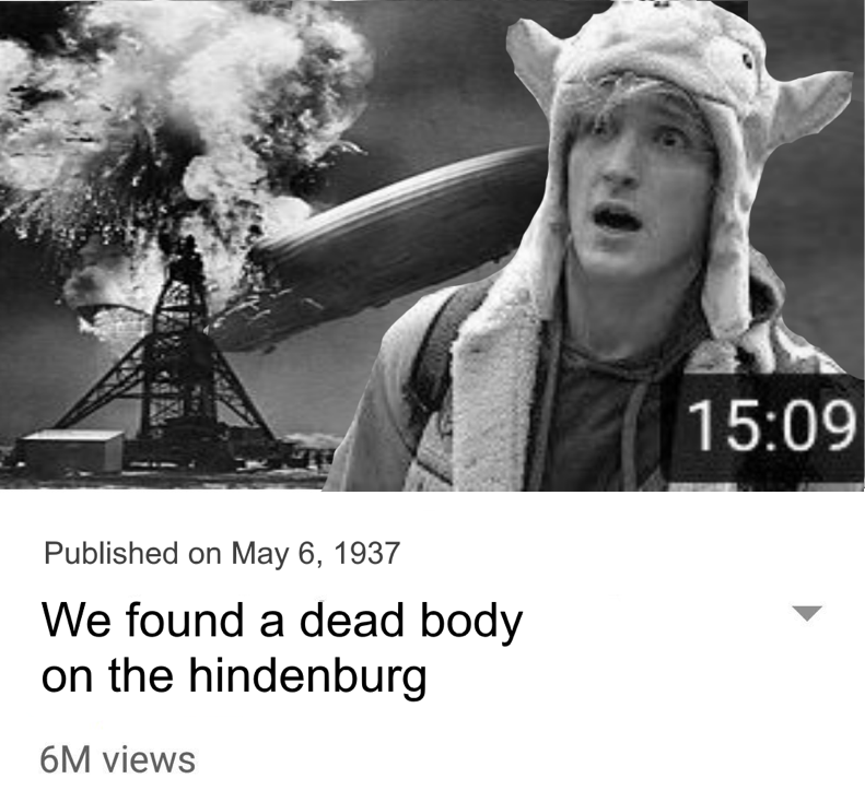 logan paul hindenberg meme