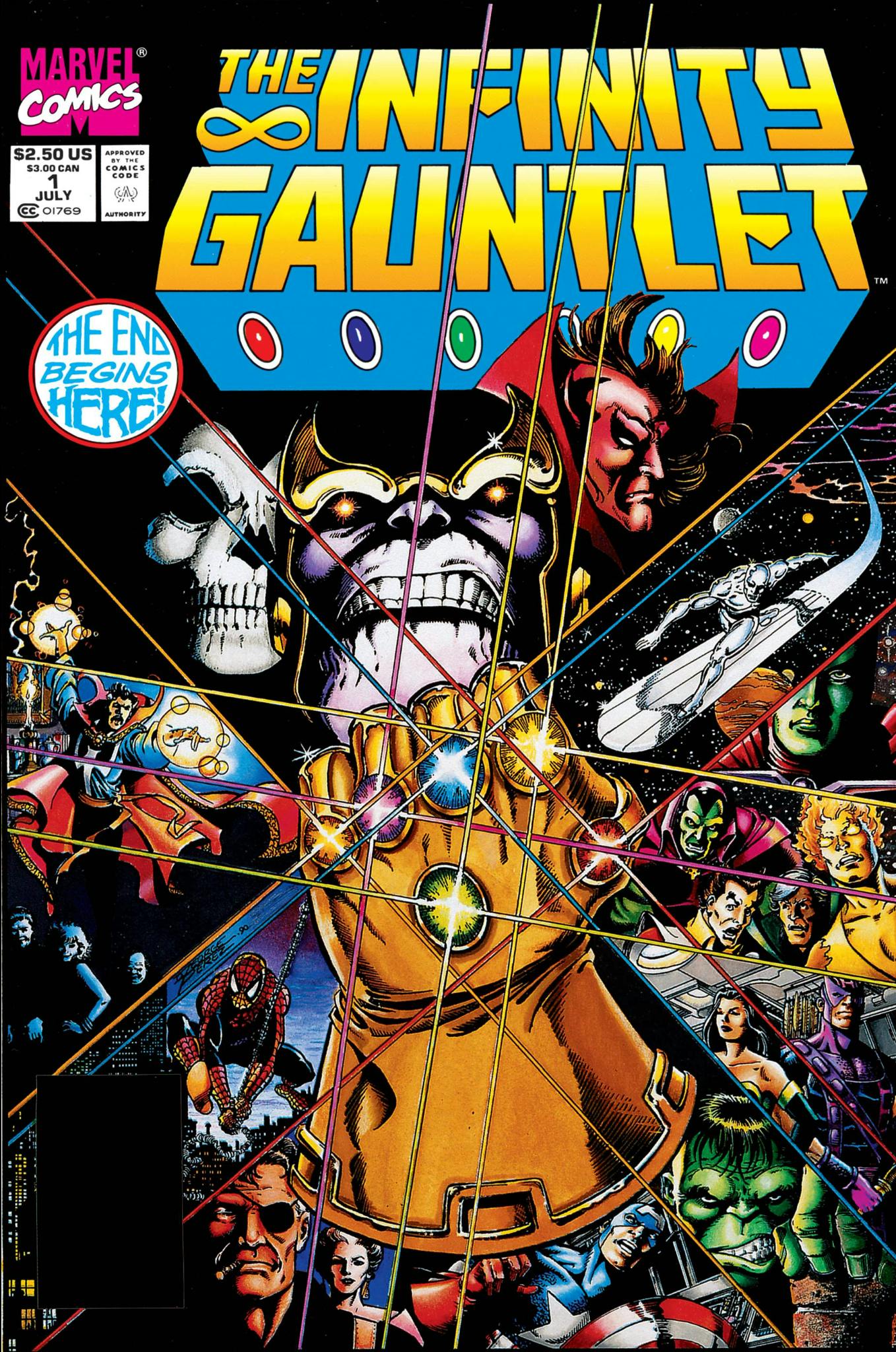 infinity stones : infinity gauntlet comic