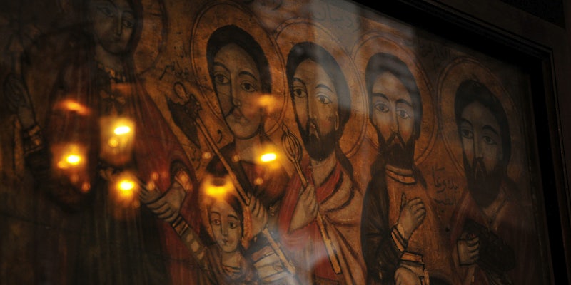 Mural of early Christians