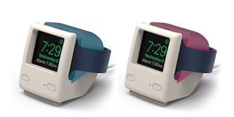 apple watch stand is a retro mac throwback