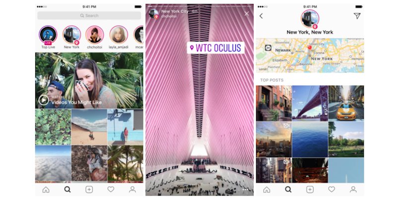 how to clear search on instagram : Instagram Explore section