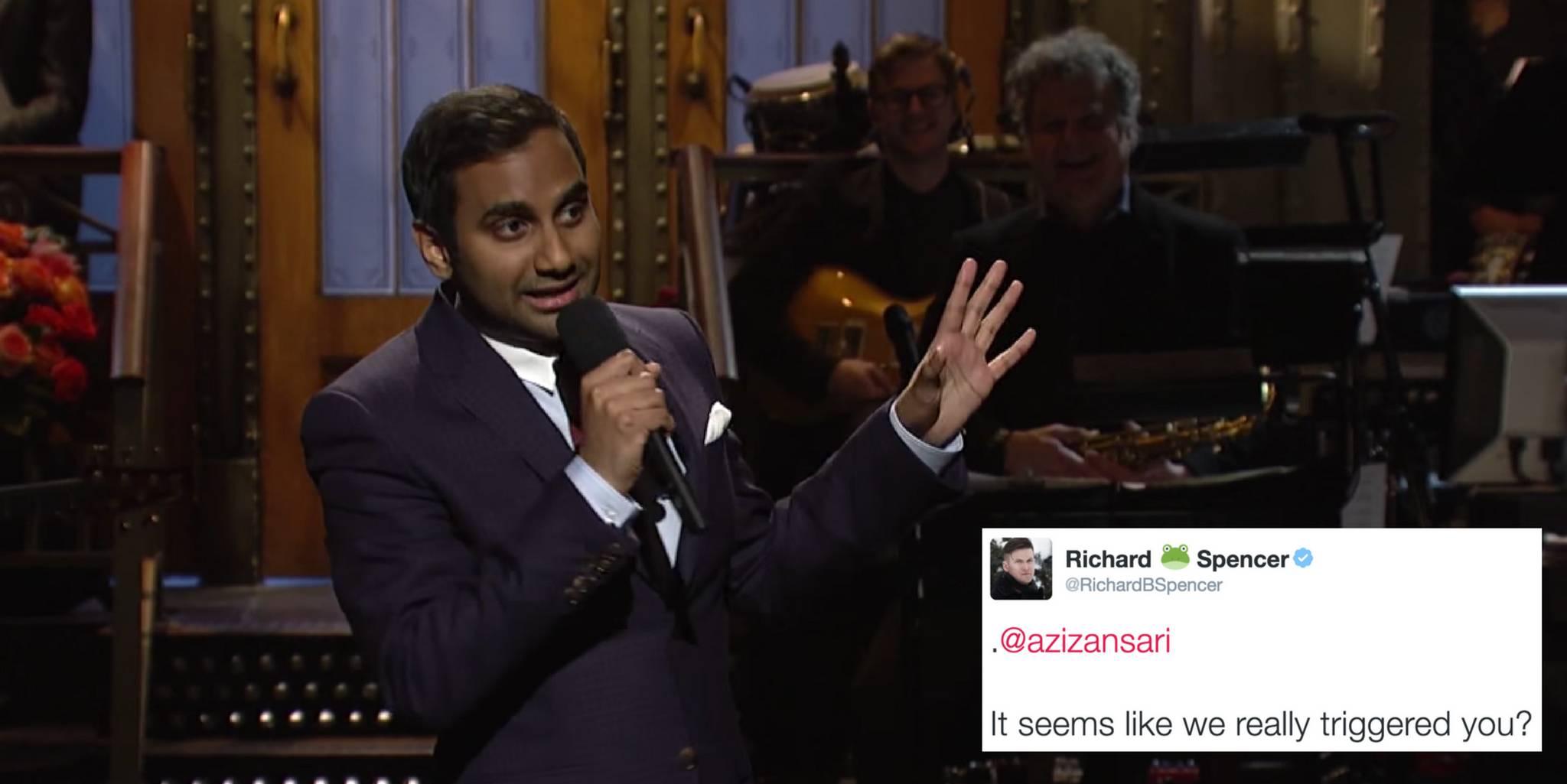 Neo Nazi Richard Spencer Tries Trolling Aziz Ansari Gets Trolled Instead