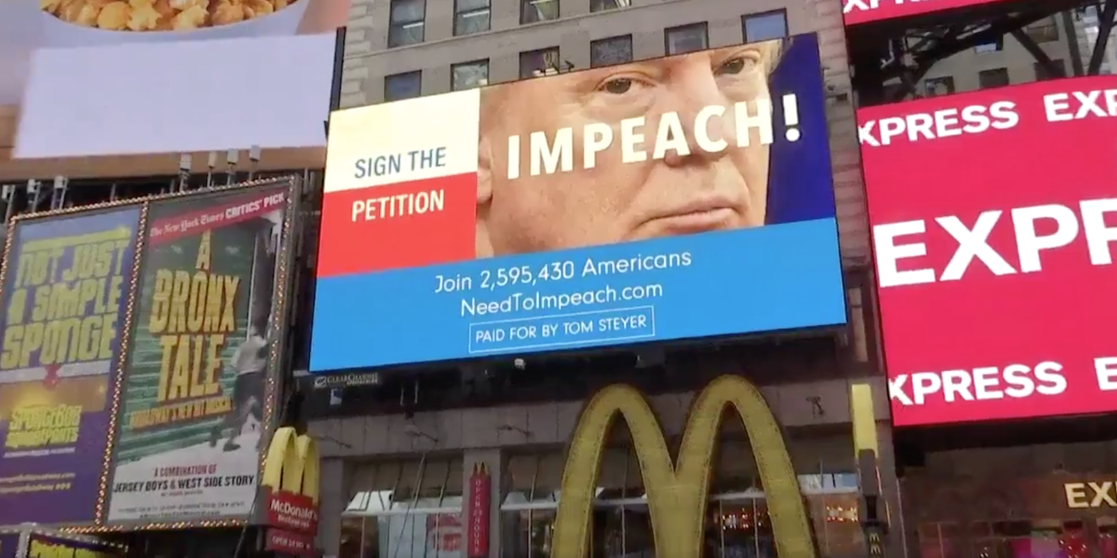 Impeach Trump Billboard