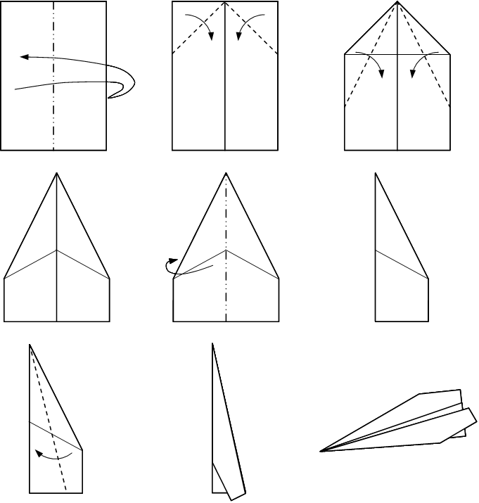 Paper airplane instructions