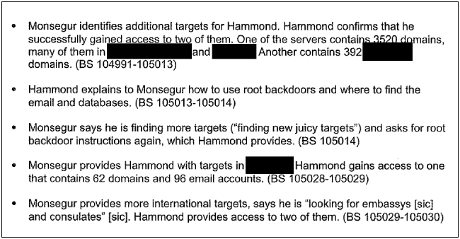 Memorandum redacted