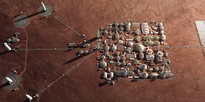 spacex bfr elon musk vision for mars colony