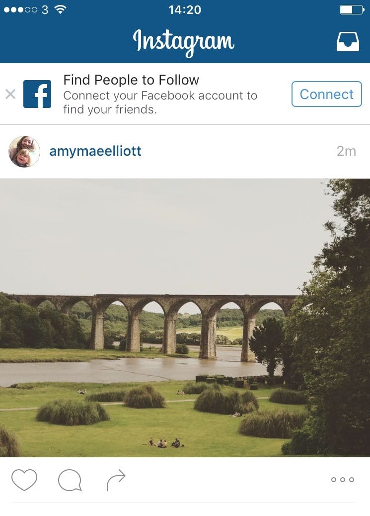 How to post a landscape photo to Instagram