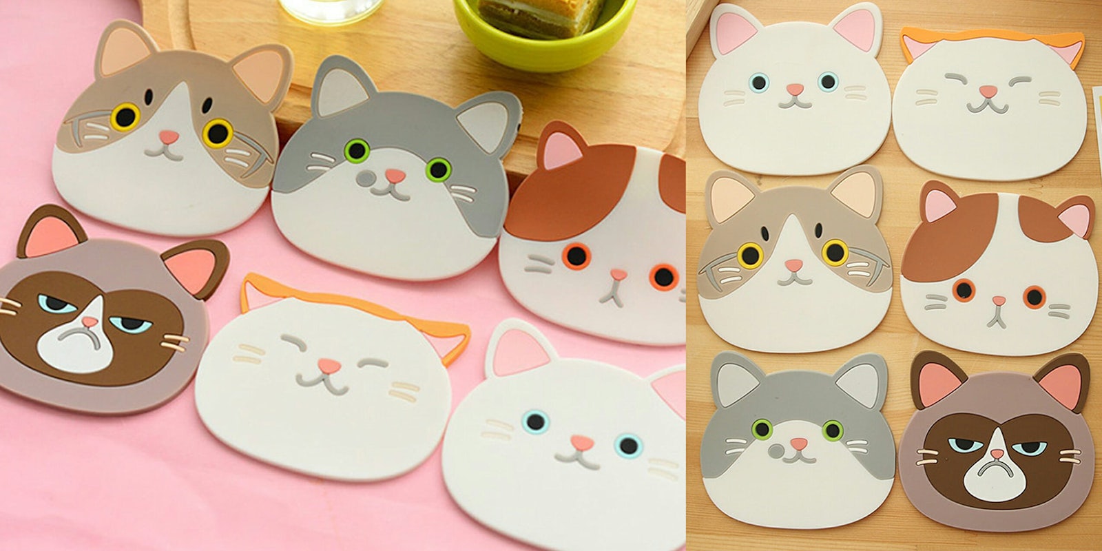 cat coasters
