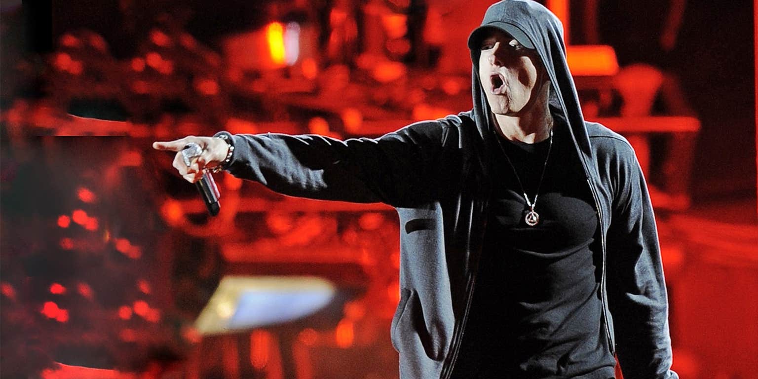 Watch Eminem rap about domestic abuse and punching Lana Del Rey The