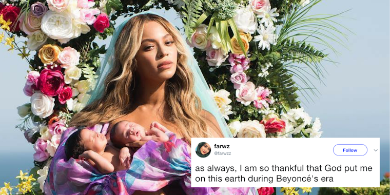 Beyoncé birth announcement
