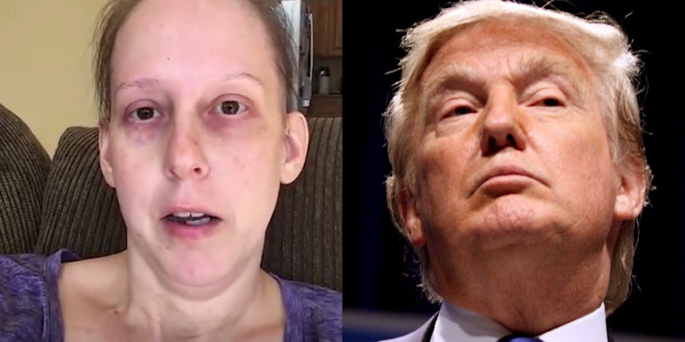 Laura Packard and Donald Trump