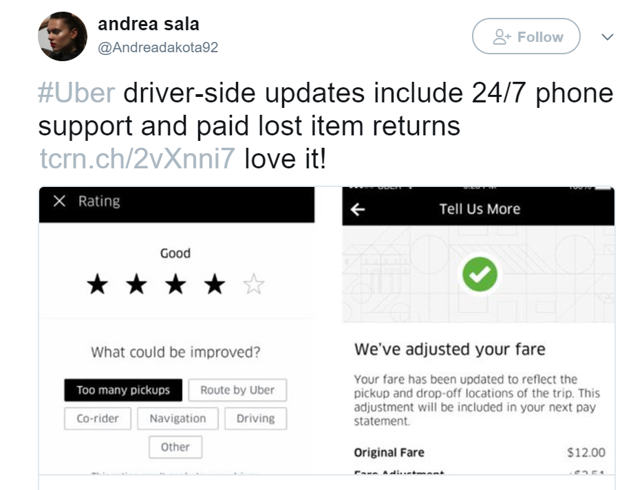 Uber's 180 Days Of Change: Tips, Lost Item Fees, 24/7 Support, And More