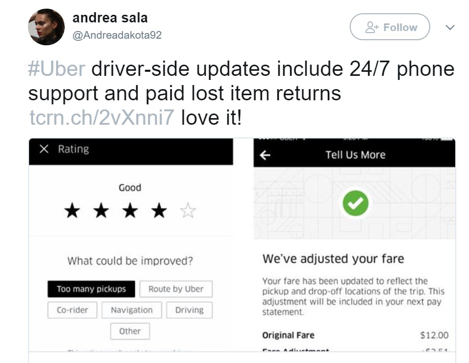 uber ride-hailing 24/7 support