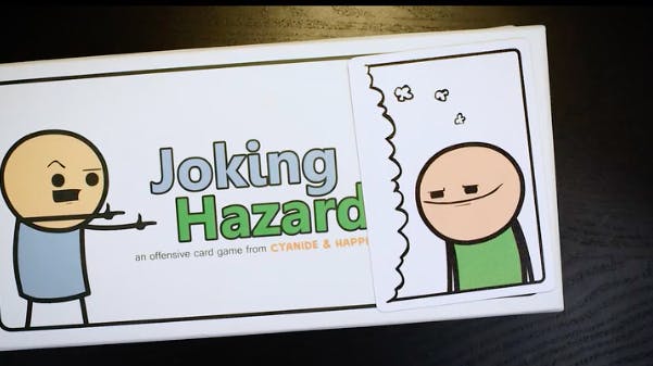 best board games for groups : joking hazard