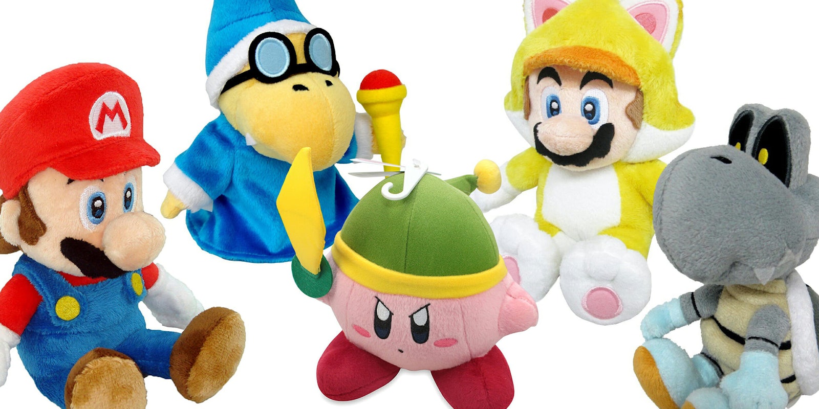 Nintendo character plush dolls