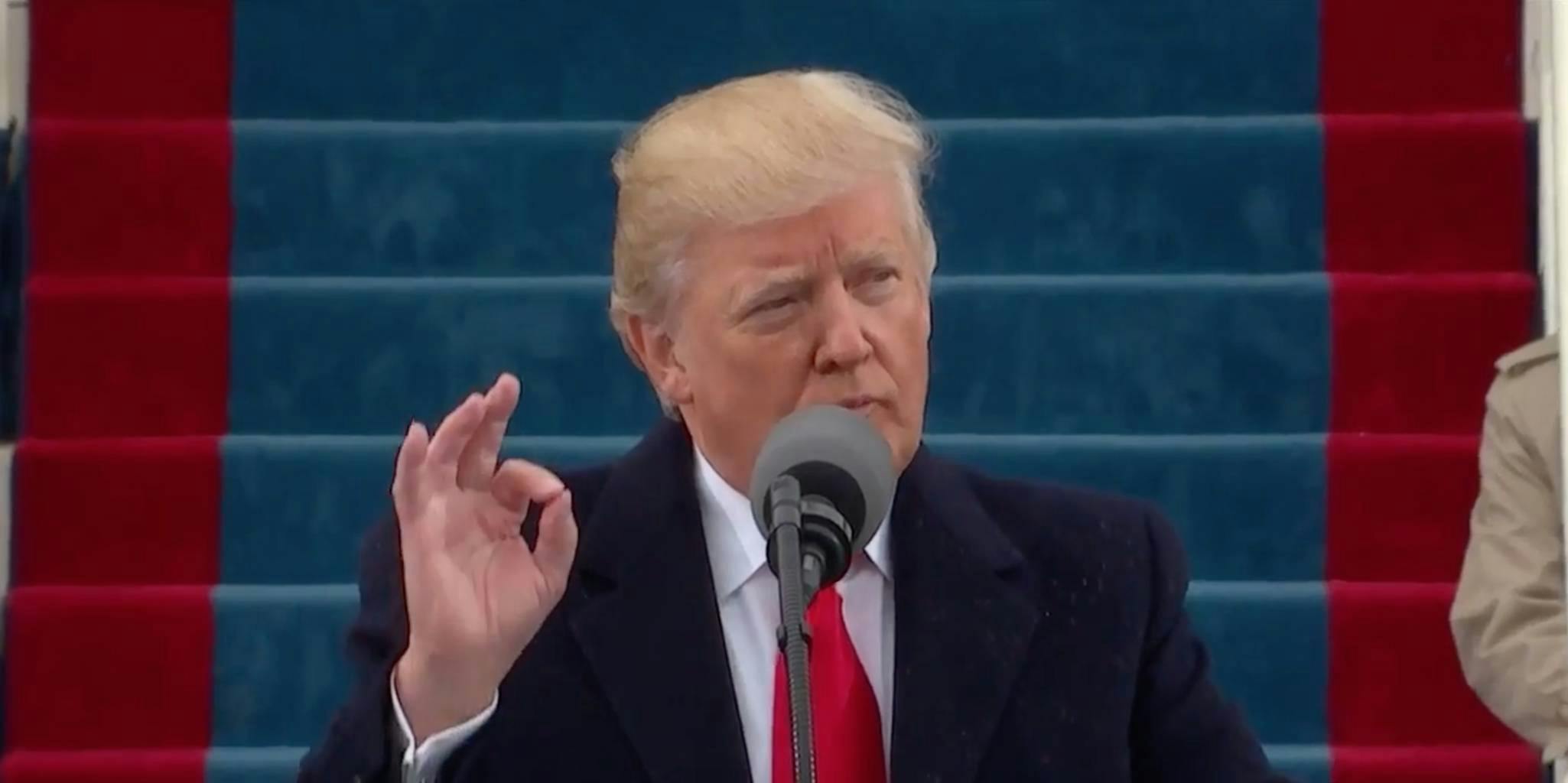 President Trump s Inaugural Address Full Text And Video