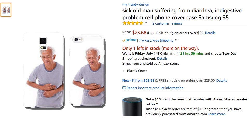 sick man cell phone case
