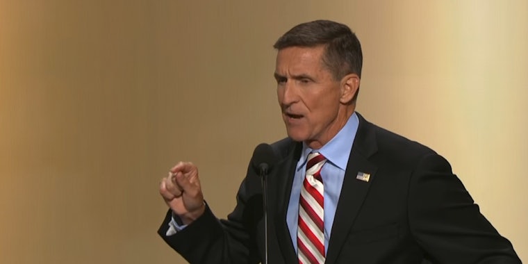 Former National Security Adviser Michael Flynn reportedly met with FBI investigators probing his communication with Russian officials without the knowledge of President Donald Trump or other members of his administration.