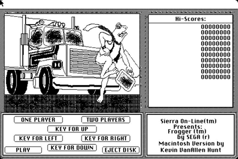 Play Macintosh Games Like Dark Castle, Frogger, and Space Invaders From