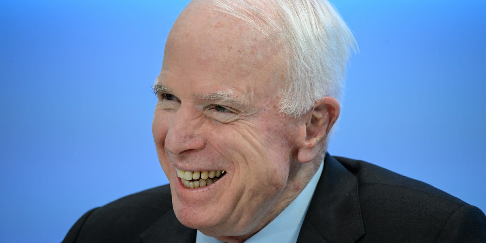Sen. John McCain Smiling
