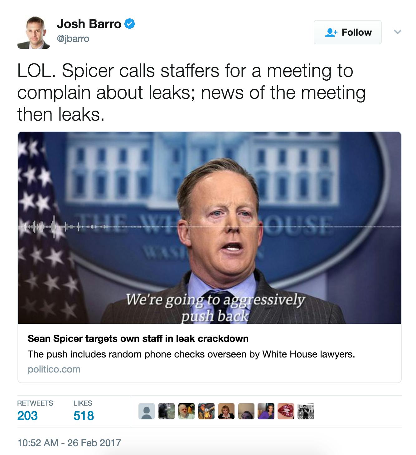 Sean Spicer leaks meme