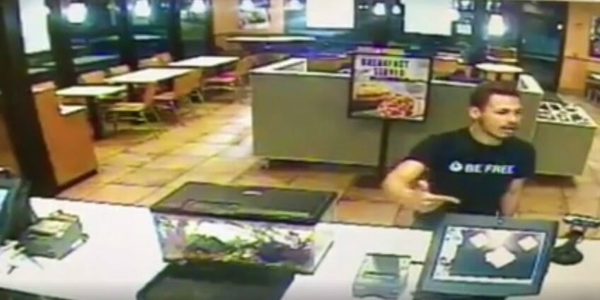 Video: Taco Bell Counter Destroyed By This Angry Customer