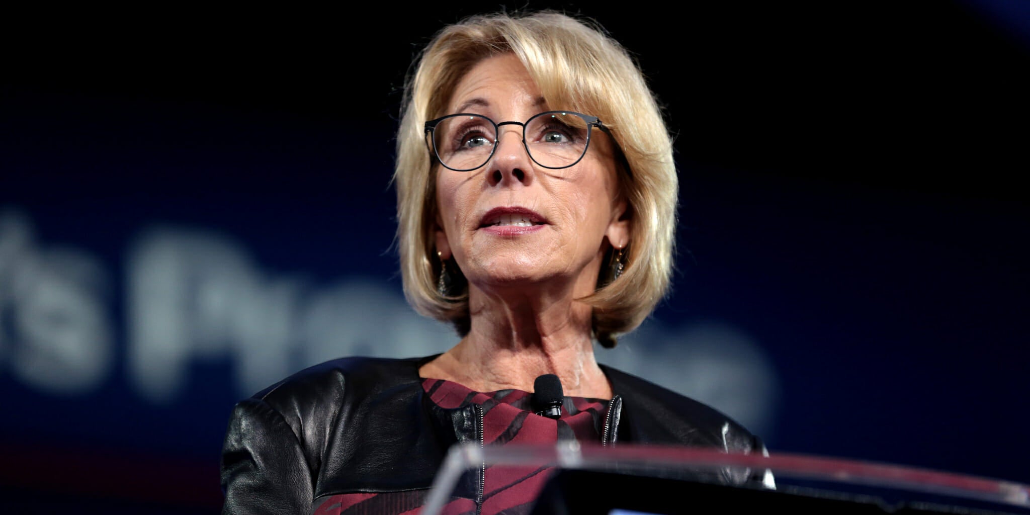 Education Secretary Betsy DeVos