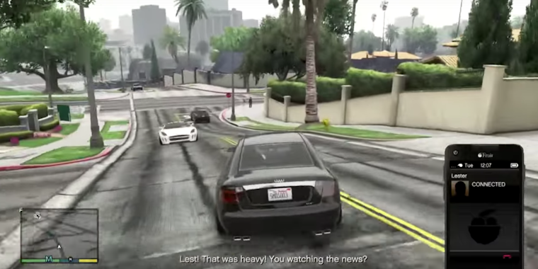 Self-driving car software is learning from playing open-world games