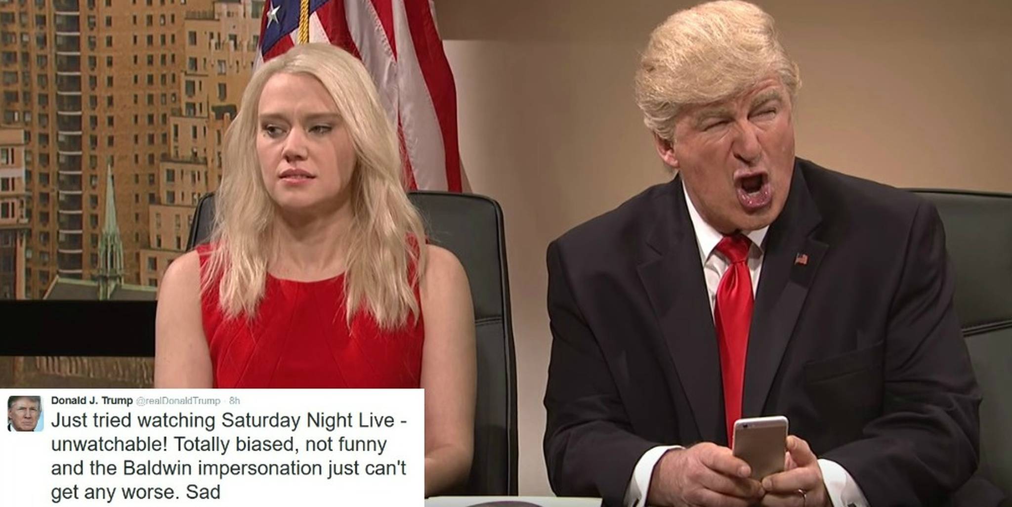 'SNL' Blasts Donald Trump's Twitter Habits In Cold Open