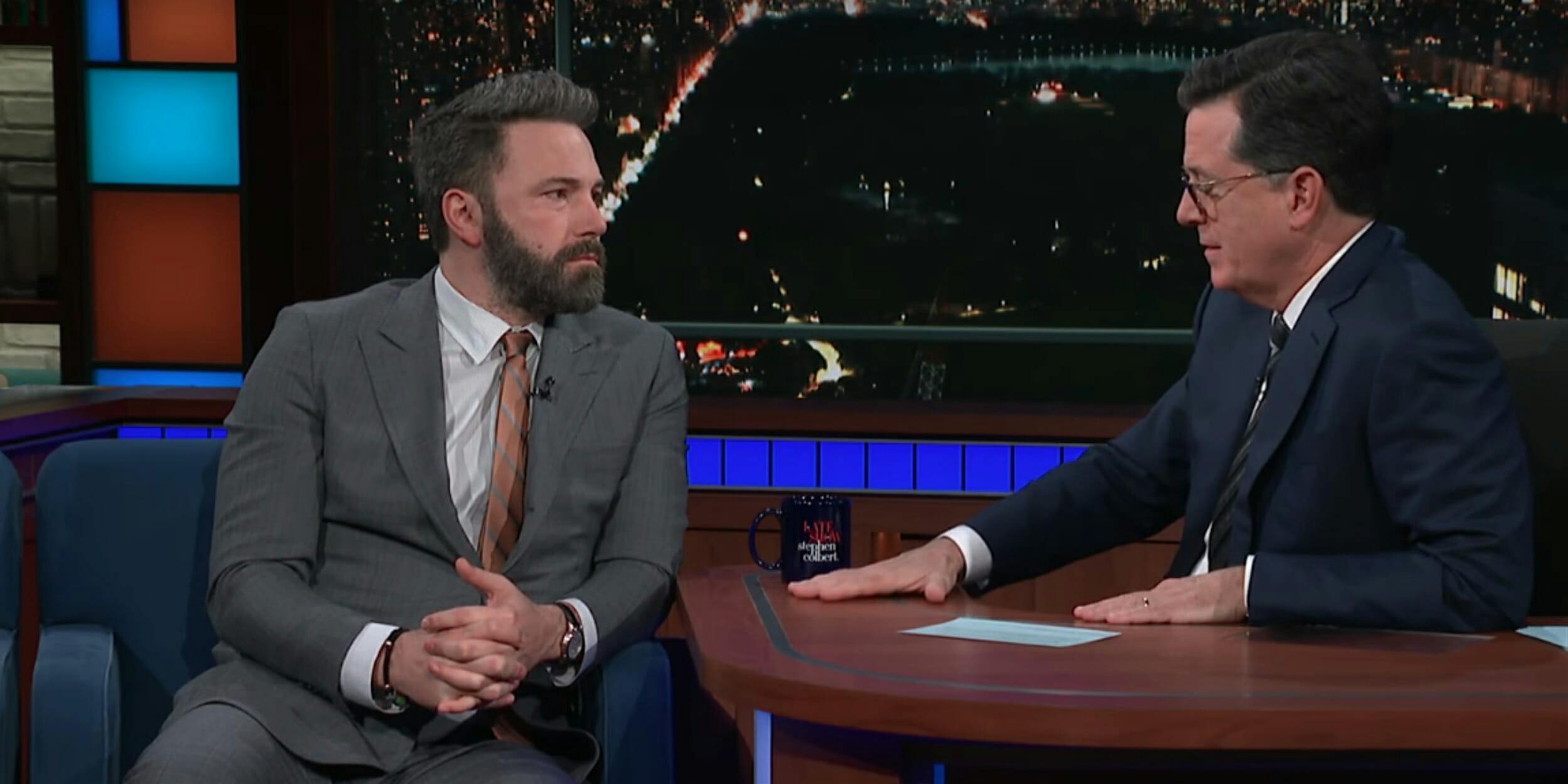 Ben Affleck Asked About Sexual Harassment on 'Late Show'