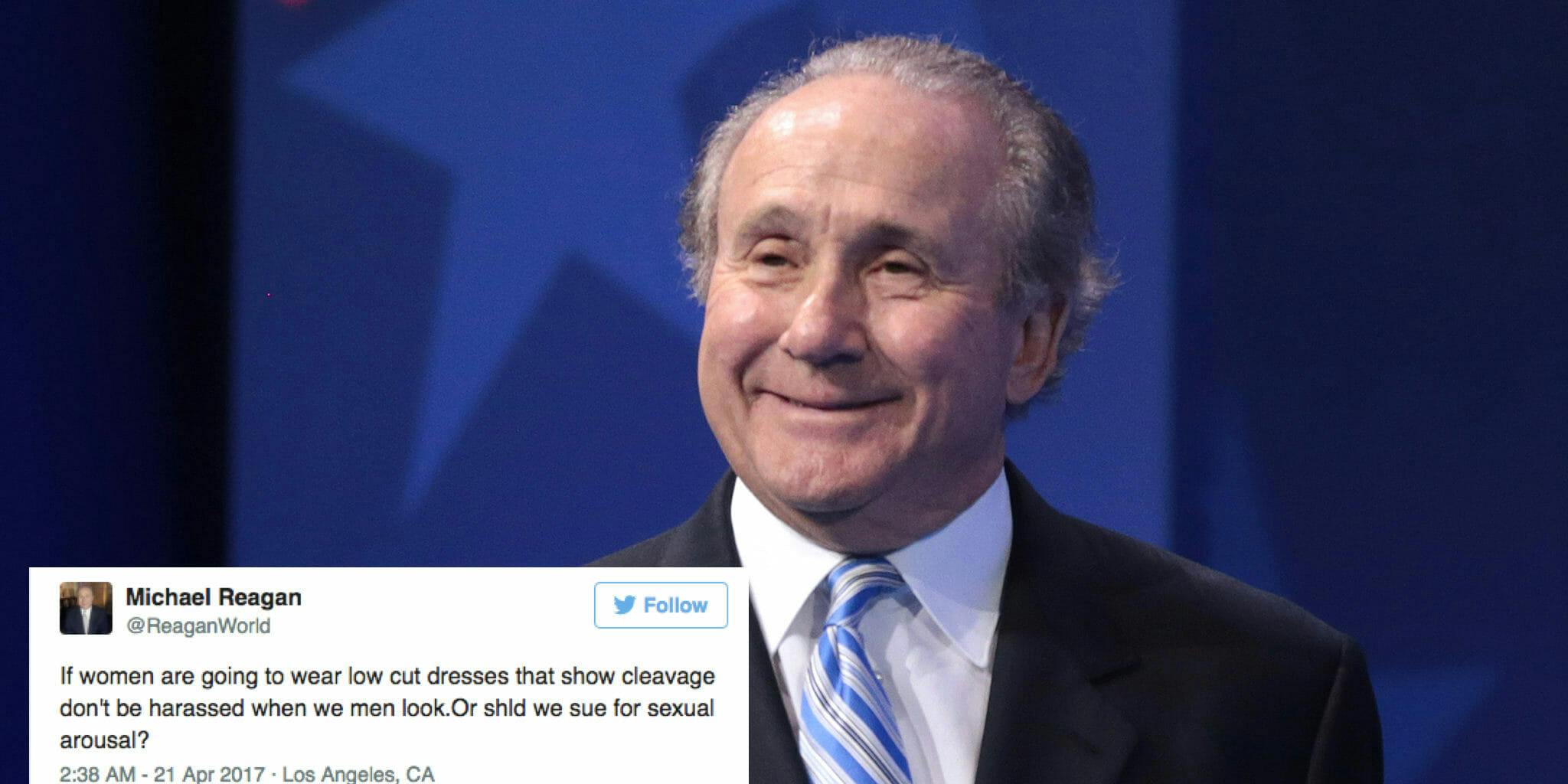 Michael Reagan Son Of Ronald Reagan Says Woman Are Asking To Be Sexually Harrased