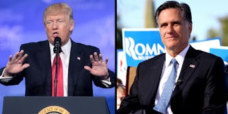 President Donald Trump is reportedly trying to persuade Sen. Orrin Hatch (R-Utah) to seek reelection in an effort to keep Mitt Romney out of Congress.