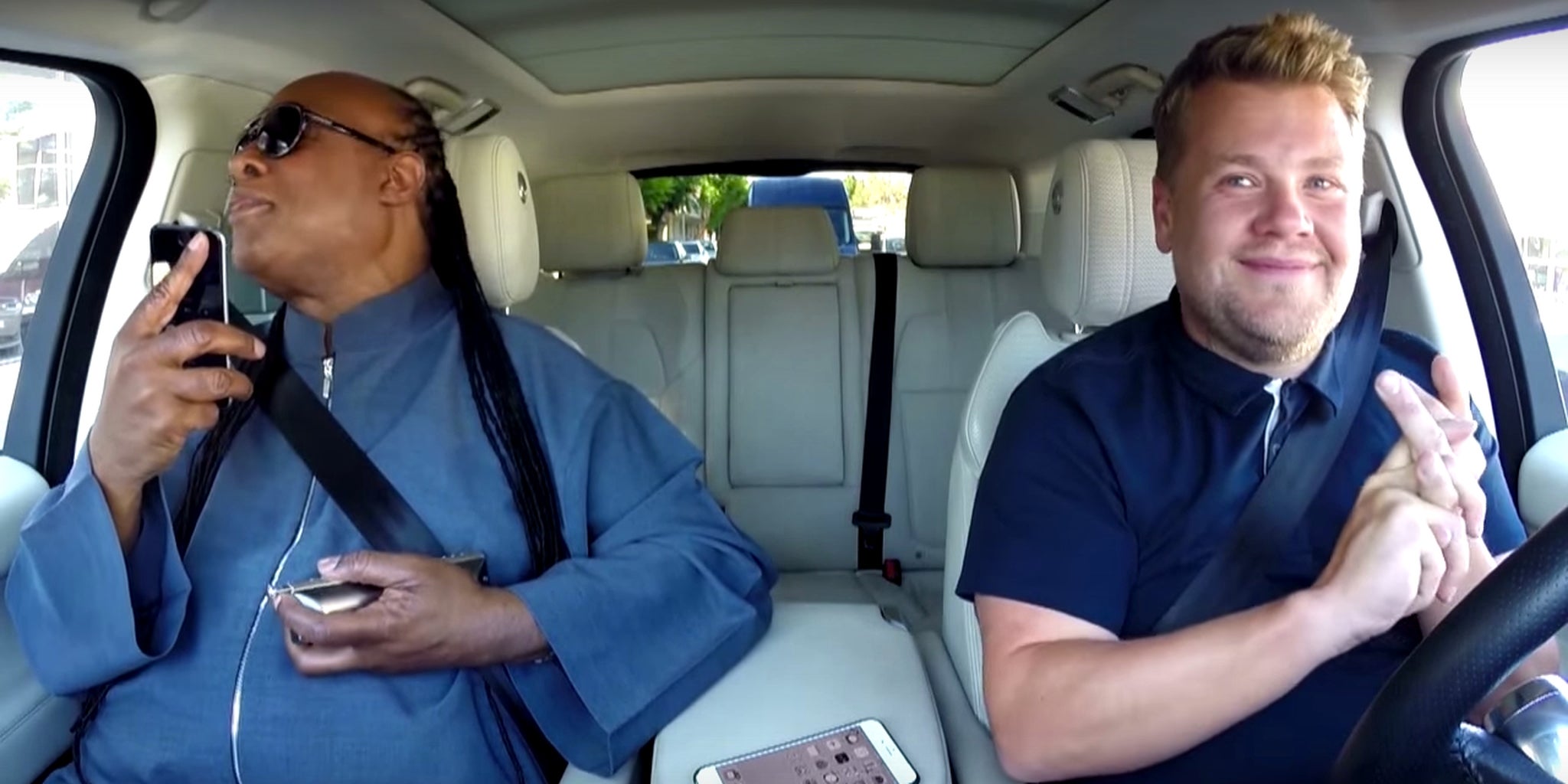 James Corden got Stevie Wonder to sing to his wife The Daily Dot