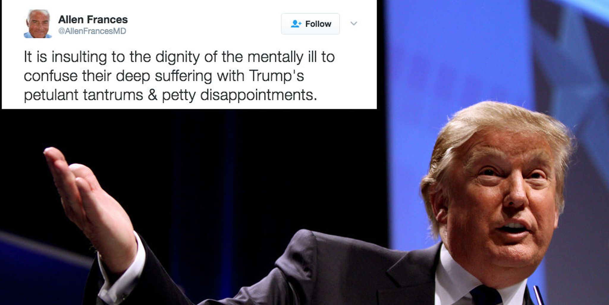 Leading Psychiatrist Dr. Allen Frances Trump Not Mentally Ill