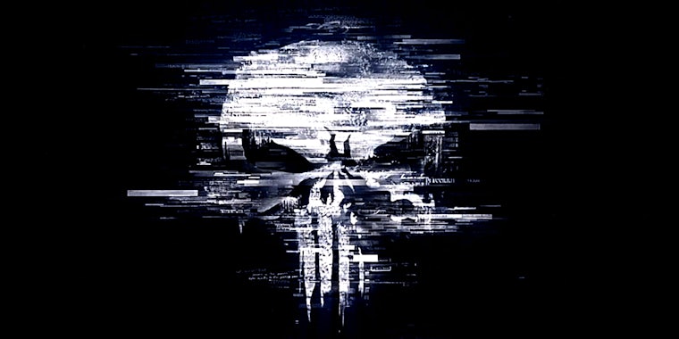 The Punisher skull logo