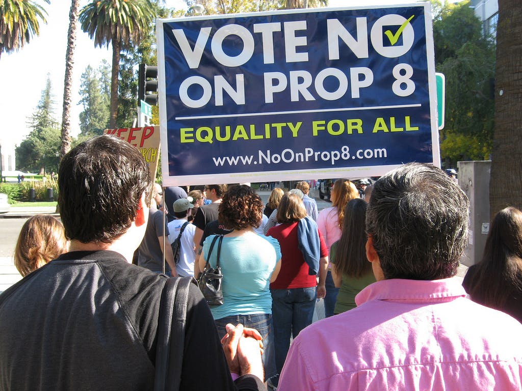 Prop 8 protest California marriage equality