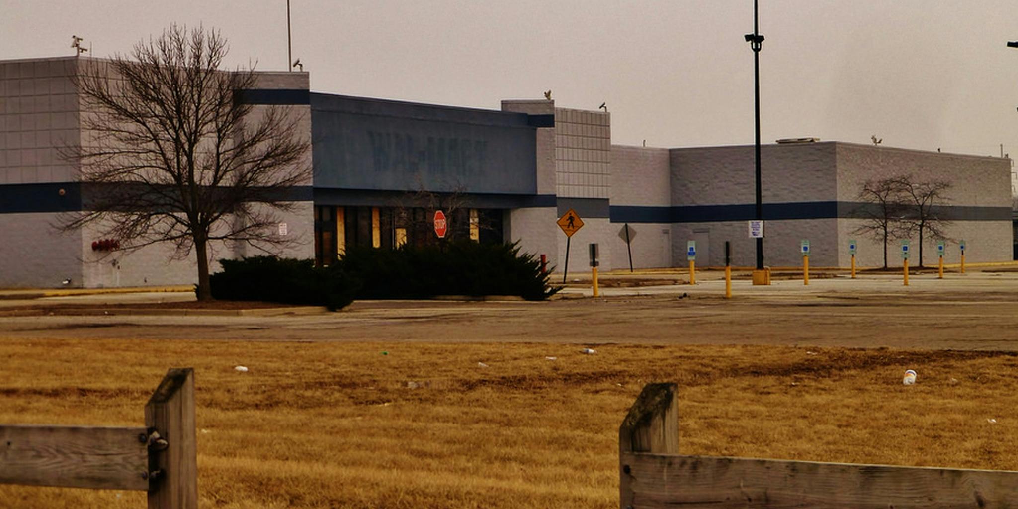 Did the city. Abandoned Walmart. Wallmart FEMA Tanks.