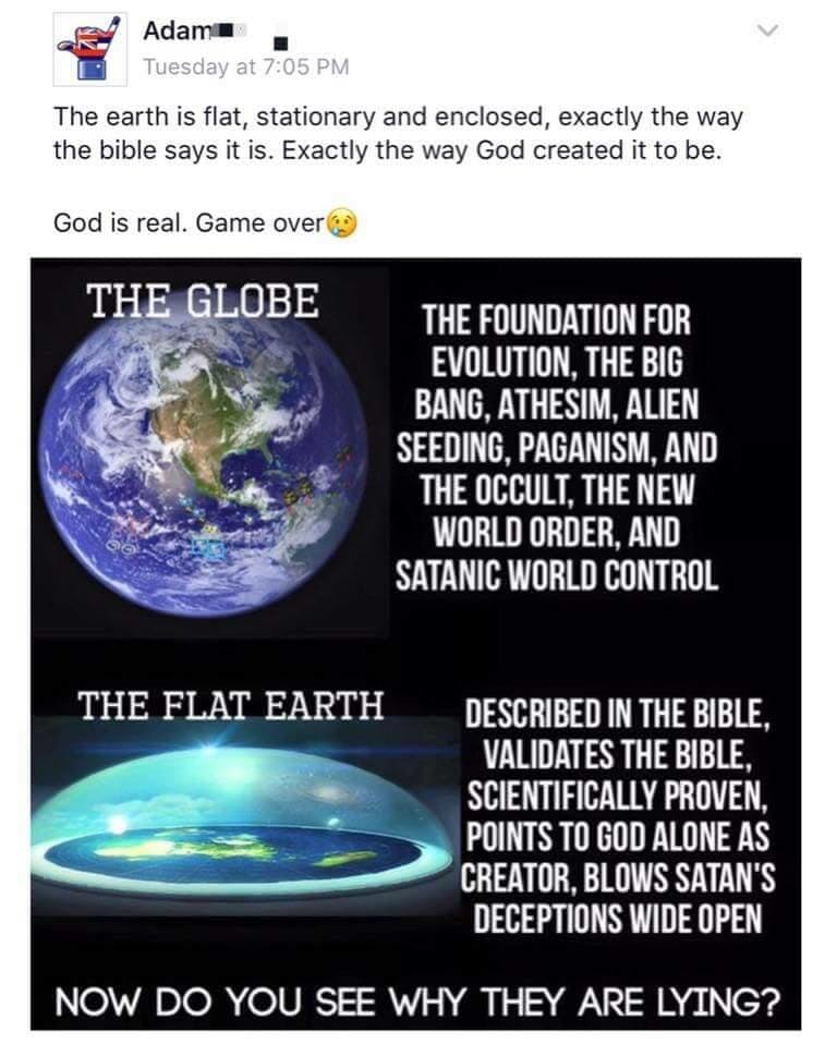 flat earth memes