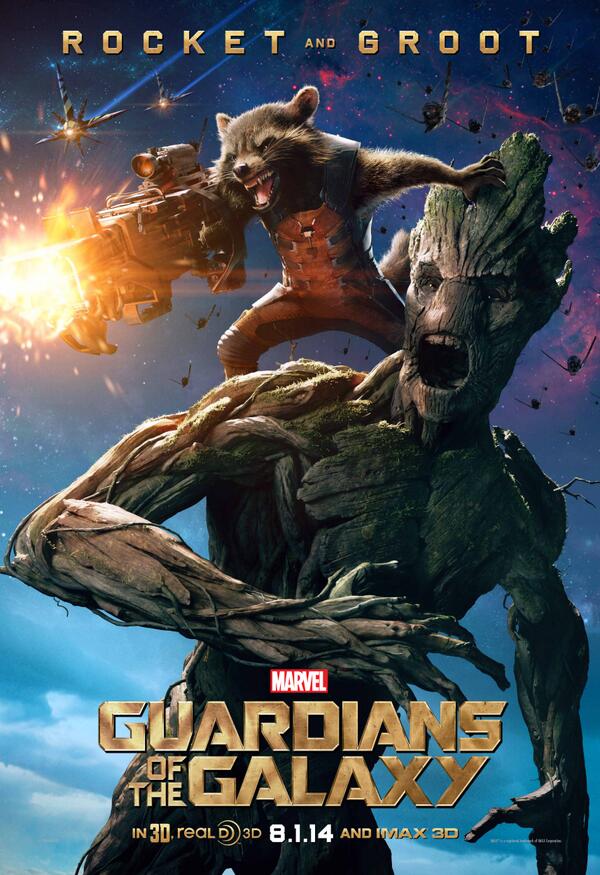 Rocket and Groot poster from Guardians of the Galaxy 