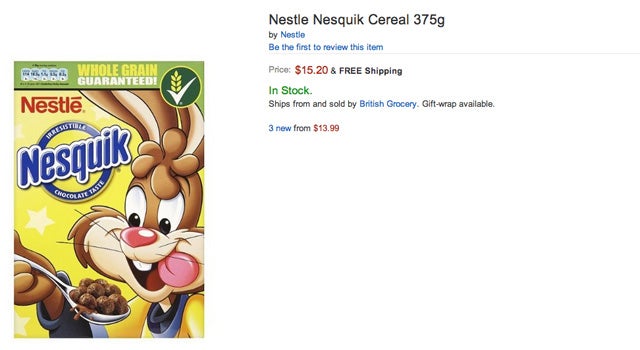 nesquik cereal