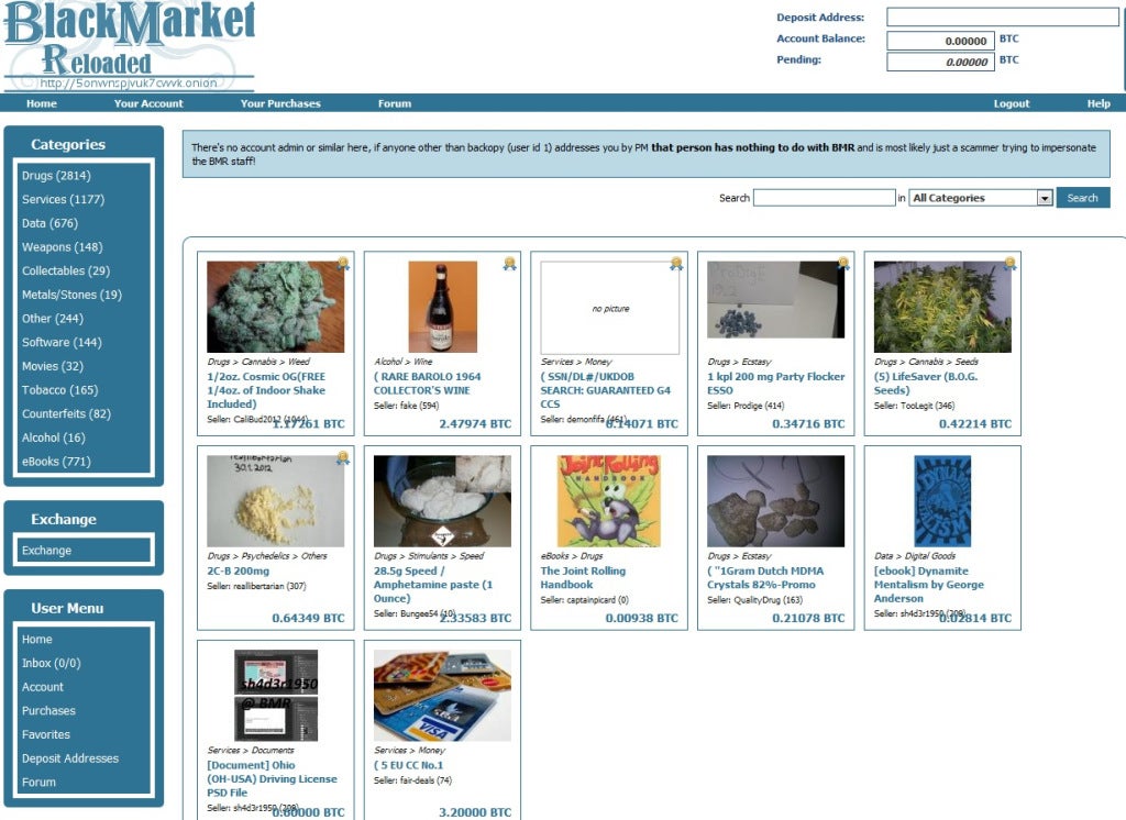 Deep Dot Web Markets