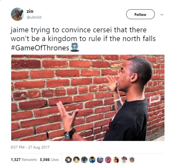top memes 2017 - game of thrones meme