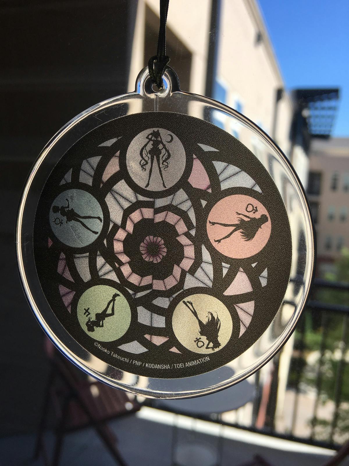 The set also comes with a beautiful suncatcher you can hang in your window.