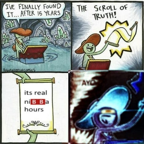 scroll of truth real nibba hours version