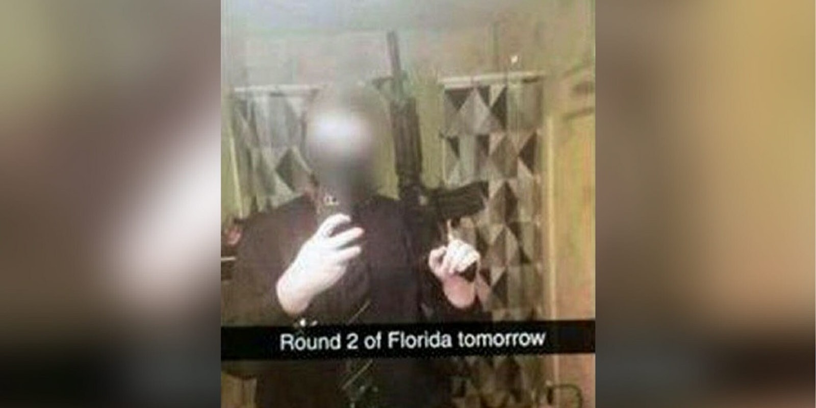 South Carolina student posts message with air soft rifle stating 'Florida Round 2' but said he's joking.